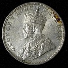 India-british George V Silver 1919  c  Rupee Calcutta Mint Km  524  28 831 