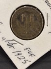 1925 Cameroon 1 Franc V-vf