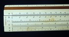 Vtg 20  Keuffel   Esser N4053-5 Polyphase Slide Rule W  Wood Base   Leather Case