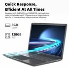 Portable Windows 11 Laptop 15 6  Intel Celeron 8gb Ram 128gb Ssd Notebook Hdmi