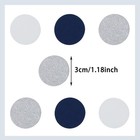 Valentine s Day Gift 100 Pcs Big Round Table Confetti White Blue Decor Set