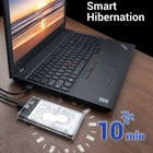Usb 3 0 Hard Drive Disk Hdd Ssd 2 5  Sata Enclosure External Laptop Case Clear