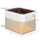 Fabric Storage Bins  12x10x9 5 Inch Storage Cubes Baskets  3 Pack