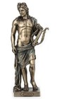 Apollo Phoebus God With Lyre Statue  25cm 10   Greek Mythology  Cold Cast Bronze