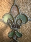A Set Of 2 Antique Late 19th Century Victorian Stained Glass Window Needs Work 