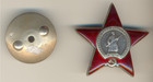 Soviet Russian Medal Order Banner Badge  The Red Star Military Ussr    1490 
