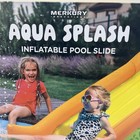 New Merkury Aqua Splash Inflatable Pool Slide 8ft Long 3 25ft Tall Age7  Frees h