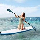 Carbon Sup Paddle 4 Piece Adjustable Kayak Paddle Stand Up Paddleboard Paddle   