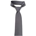 Boy s Solid Color Microfiber Poly Woven 2 5 Inch Wide And 49 Inch Long Necktie