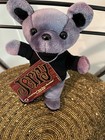 Nwt Jerry Garcia Bear Liquid Blue 1998  Beanie Style The Grateful Dead Deadhead