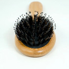 1 Pc Natural Bamboo Hair Brush Boar Bristle Scalp Detangler Air Cushion Comb
