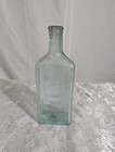 Antique Aqua Clear Glass Medicine Bottles Lot 2 Dr Greene Rawleighs Embossed