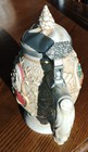 Vintage 1994 Avon Father Christmas Lidded Beer Stein E1