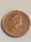 1979 Error Canadian 1 Cent  Obverse Doubling  Nice Coin 