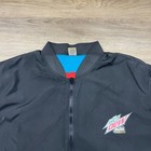Vintage Jacket Mens Extra Large Black Mountain Dew Promo Bomber 90s Lined