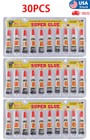 Super Glue -  cyanoacrylate Adhesive  30 Tubes Brand New Fast Shipping Us