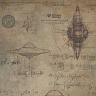 Vintage Lockheed Ufo Blueprints Wall Art  Alien Physics Classified Uap Poster