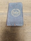 A134- Antique 1908 I w  Harper Whiskey Calender Junior Diary Book Alcohol