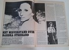 Barbra Streisand Rare Vintage Magazine Veronica Dec 1980