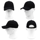 Cotton Baseball Cap Ball Dad Hat Adjustable Plain Solid Washed Men Washed Pc