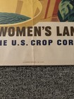 Original Wwii Poster Pitch In And Help Join The Women   s Land Army Us Crop Corps