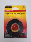 2 Scotch Super 33 Plus Vinyl Plastic Electrical Tape Black 3m 3 4  X 37 5  7mil 