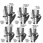 Leather Archery 4 Finger Right Hand Glove  Black  Brown  Dark Brown  Beige