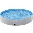 63  Foldable Dog Pool Collapsible Hard Plastic Swimming Pool Portable Kiddie-xxl