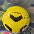 Cristiano Ronaldo Al-nassr Autographed Yellow Nike Soccer Ball Coa