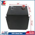 Hydraulic Reservoir Fuel Tank 25 Gallons With Filter   Temp Gauge Steel