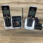 At t Two Handset Cordless Answering System With Caller Announce   Caller Id  1