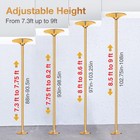 45mm Home Portable Removable Dancing Stripper Pole With Spinning   Static Mode