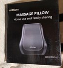 Admbm Rechargeable Massage Pillow Shiatsu Back Neck Massager W  Heat New