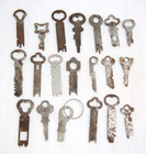 Antique Padlock Push Keys Vintage Lock Key Lot Yale Champion Old