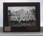 Antique 1909 East Schodack Baseball Team Ny Lantern Glass Slide Amateur Players