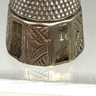 Antique Art Deco Rare  Ketcham   Mcdougall  Thimble Sterling Silver  10