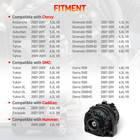 15093928 High Output Alternator 300a 14v Compatible With Chevy Silverado 1500 25