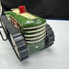 Vtg Marx  5 Tin Litho Climbing Tractor Wind Up Toy Green Winds But Does Not Move
