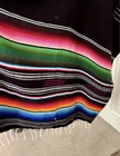 Woven Tribal Serape Mexican Poncho