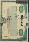 Bill Gates Signed Microsoft Stock Certificate Bas Encapsulated Autograph