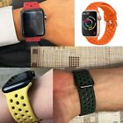 Silicone Strap For Apple Watch Band 44mm 42mm 40mm 38mm  Soft  Light Sport Band 