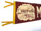 Rare Vintage Minneapolis Minnesota City Of Lakes   Parks Historical Felt Pennant