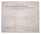 1878  Antique Documents  Hatfield   Mccoy Feud  Logan County  West Virginia