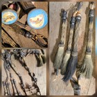 Antique Hand Made Hitched Horsehair Bridle   Bit  As-is Prison Deer Lodge