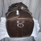 Olympus Vintage Brown Leather Hard Case Camera Bag From Japan -rare