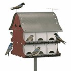 16 Room Barn Purple Martin Bird House Pole Mount Weather Starling Resistant