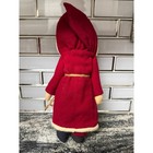Primitive Folk Art Santa Claus Doll Rustic Christmas Holiday Decor Red 12 5 Inch