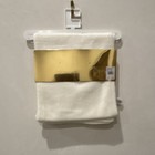 Michael Kors Women   s Ivory Knit Hat   Scarf Set Acrylic Wool Mk Logo