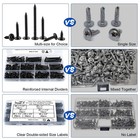 140 Pcs Black Wafer Head Wood Screws  8  X 1 2 To 2 Inch Modified Truss Head Qui