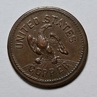 1863 Patriotic Civil War Token 37 434  for Public Accommodation 